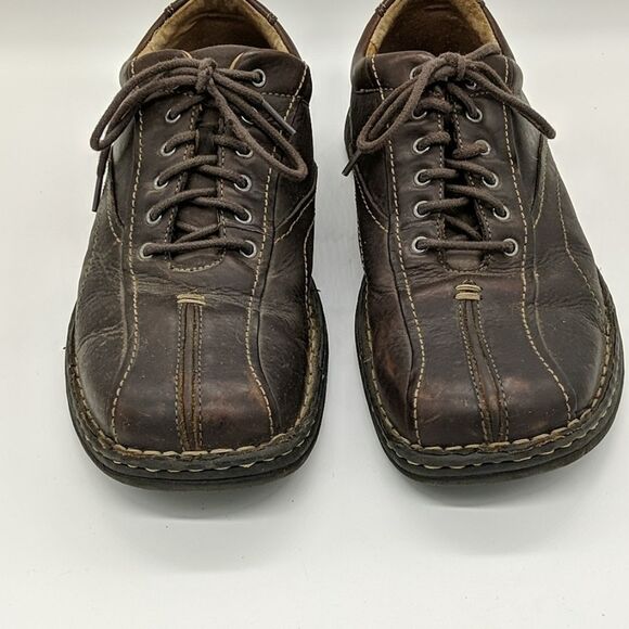 MEN'S Clark's, Brown Leather Loafers, Size 10 - Picture 2 of 7